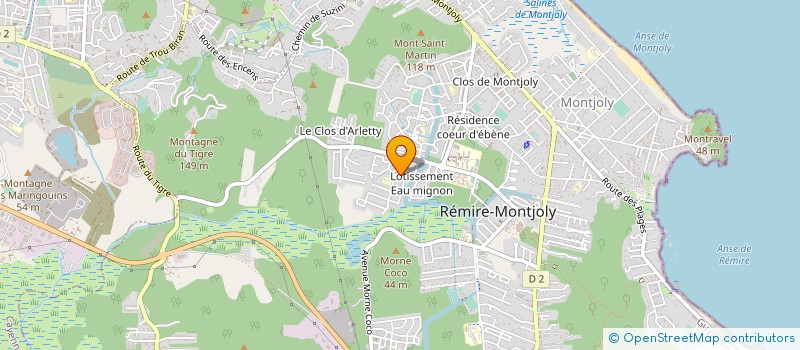 localisation de l'entreprise SCI LP  REMIRE-MONTJOLY