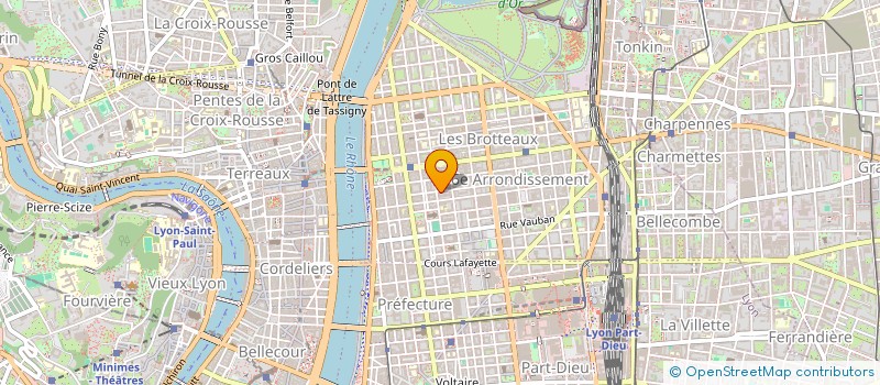 localisation de l'entreprise SCI LP  LYON