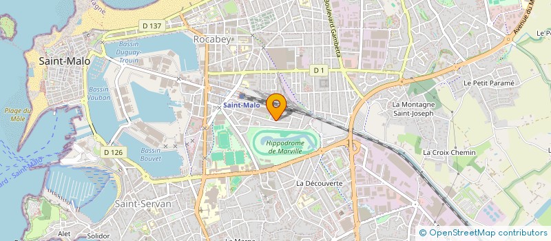 localisation de l'entreprise SCI LP 94  SAINT-MALO
