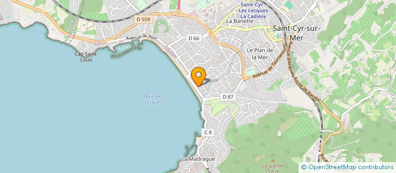 localisation de l'entreprise SCI LP-BONNET à SAINT-CYR-SUR-MER