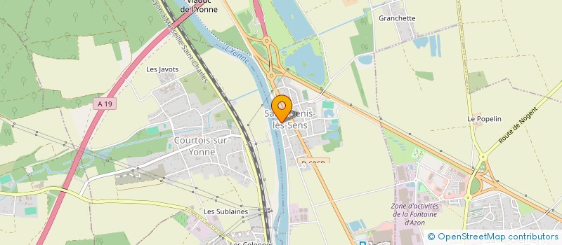 localisation de l'entreprise SCI LP DE STE COLOMBE  SAINT-DENIS-LES-SENS