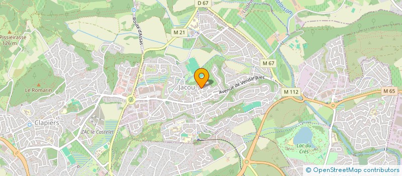 localisation de l'entreprise SCI LP FONCIERE  CLAPIERS