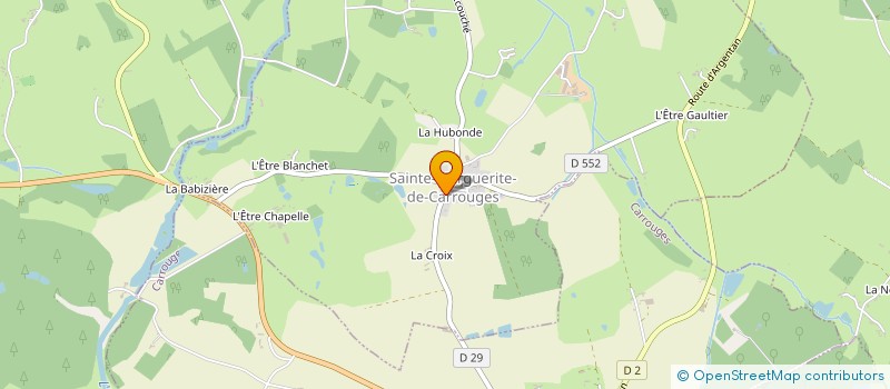 localisation de l'entreprise SCI LP IMMO à SAINTE-MARGUERITE-DE-CARROUGES