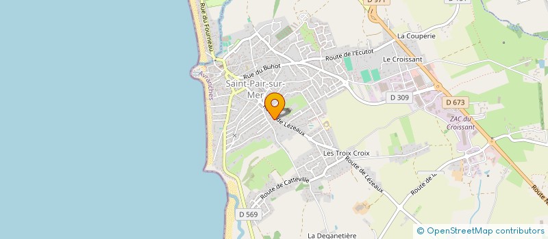 localisation de l'entreprise SCI LP IMMOBILIER  SAINT-PAIR-SUR-MER