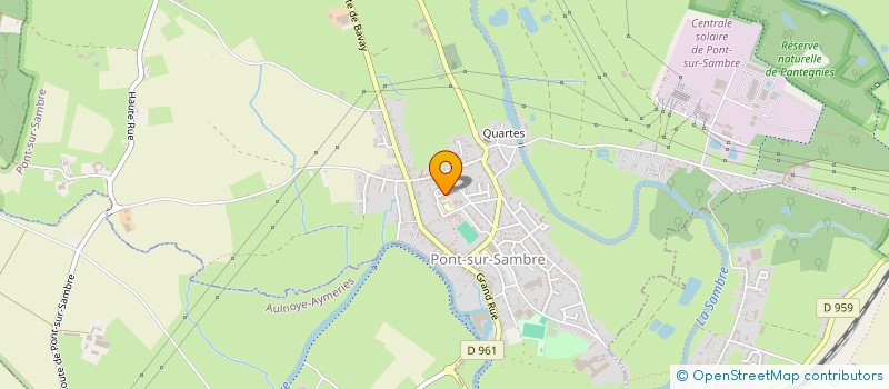 localisation de l'entreprise SCI LP2G  PONT-SUR-SAMBRE