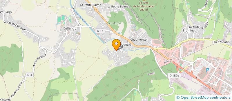 localisation de l'entreprise SCI LP2R  SILLINGY