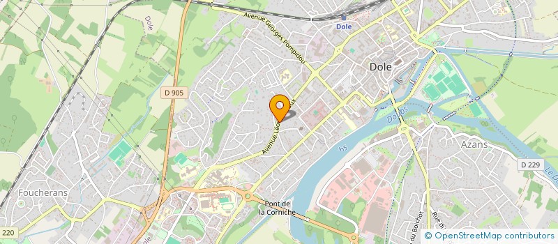 localisation de l'entreprise SCI LPA à DOLE