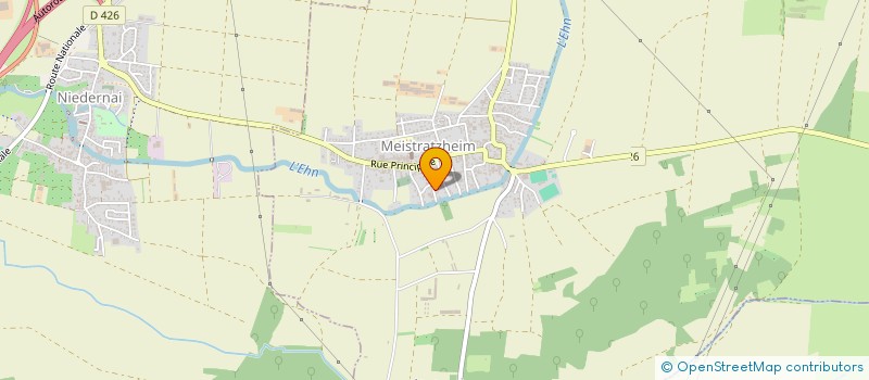 localisation de l'entreprise SCI LPBM  MEISTRATZHEIM