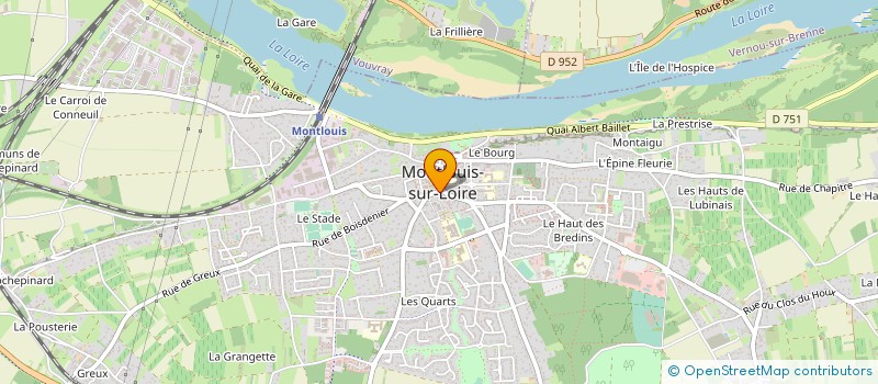 localisation de l'entreprise SCI LPC  MONTLOUIS-SUR-LOIRE