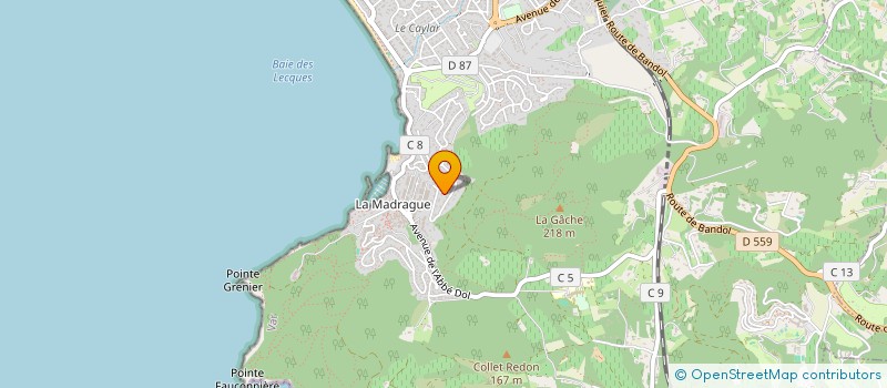 localisation de l'entreprise SCI LPC à SAINT-CYR-SUR-MER