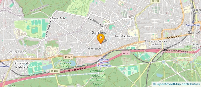 localisation de l'entreprise SCI LPC à SAINT-CLOUD