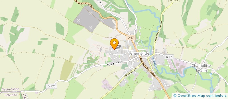 localisation de l'entreprise SCI LPC IMMOBILIER à CHAMPLITTE