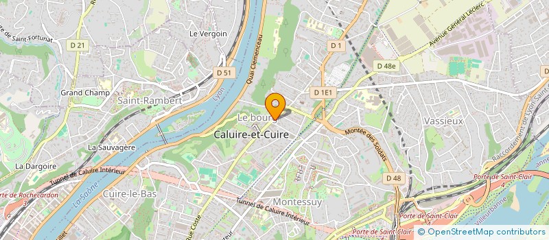 localisation de l'entreprise SCI LPCALUIRE  CALUIRE-ET-CUIRE