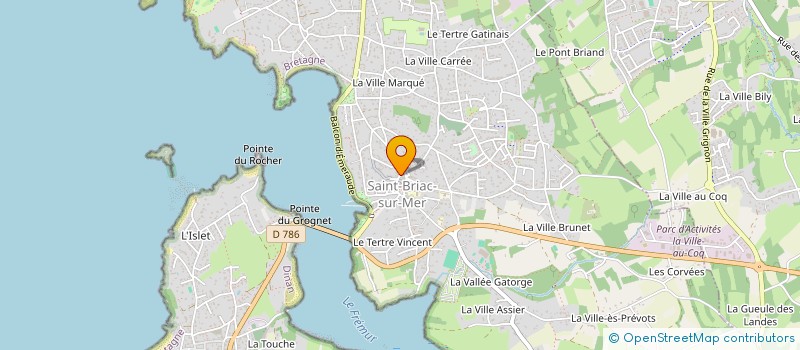 localisation de l'entreprise SCI LPDB  SAINT-LUNAIRE