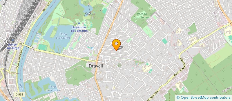 localisation de l'entreprise SCI LPEVFR 91 à DRAVEIL