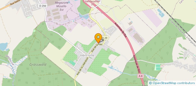 localisation de l'entreprise SCI LPF 5  HENRIVILLE