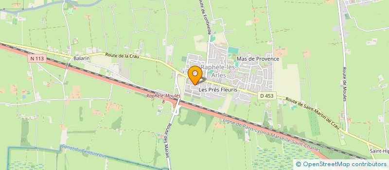 localisation de l'entreprise SCI LPF  ARLES