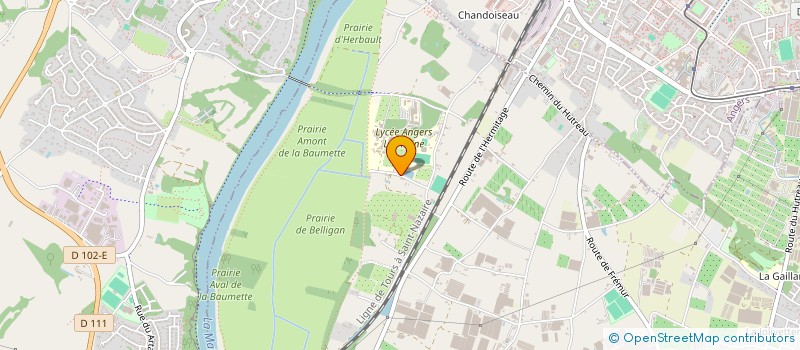 localisation de l'entreprise SCI LPF IMMO  SAINTE-GEMMES-SUR-LOIRE