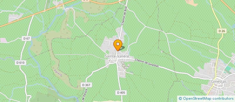 localisation de l'entreprise SCI LPG 11  SAINTE-VALIERE