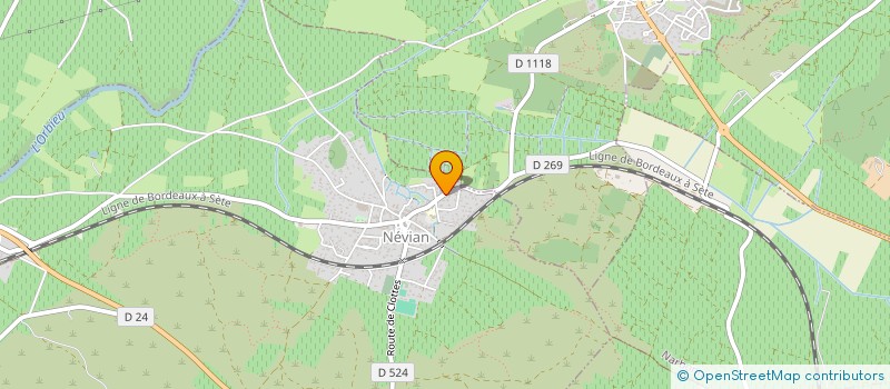 localisation de l'entreprise SCI LPGC à NEVIAN