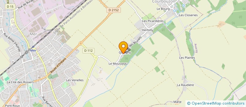 localisation de l'entreprise SCI LPGH  COURBOUZON