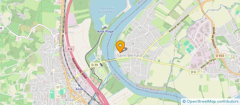 localisation de l'entreprise SCI LPI  SAINT-BERNARD