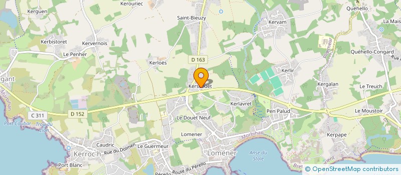 localisation de l'entreprise SCI LPJ à PLOEMEUR