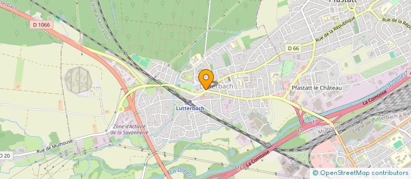 localisation de l'entreprise SCI LPL  LUTTERBACH