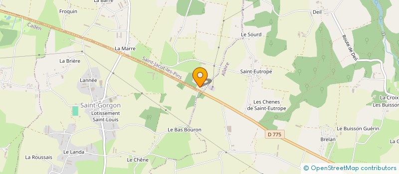 localisation de l'entreprise SCI LPL  SAINT-JACUT-LES-PINS