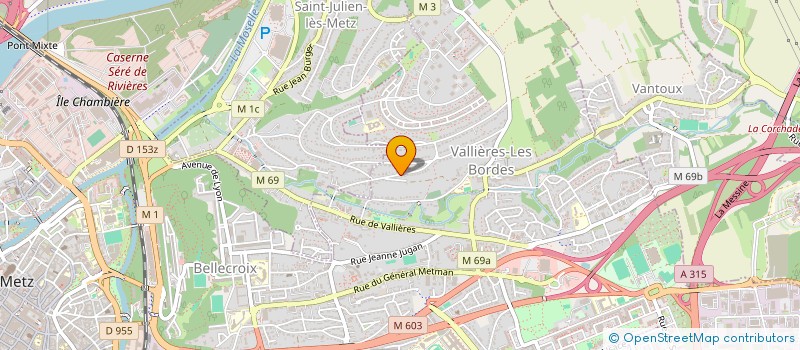 localisation de l'entreprise SCI LPL QUEULEU à SAINT-JULIEN-LES-METZ