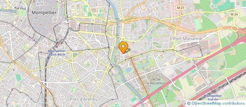 localisation de l'entreprise SCI LPMB à MONTPELLIER