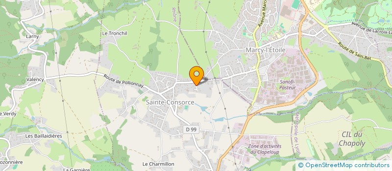 localisation de l'entreprise SCI LPO IMMOBILIER  SAINTE-CONSORCE