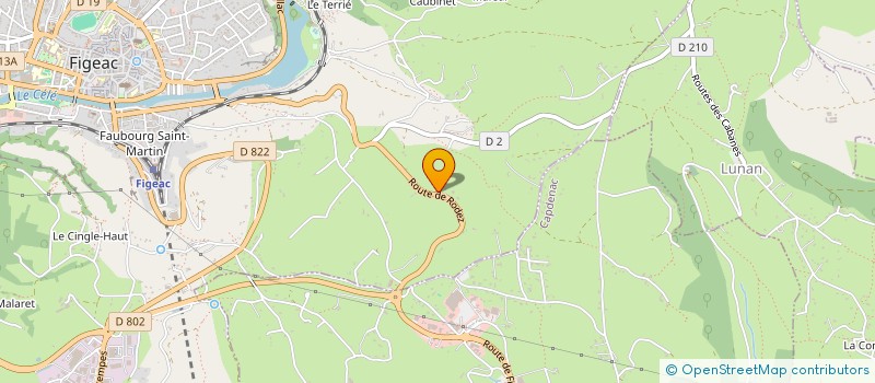 localisation de l'entreprise SCI LPP  FIGEAC