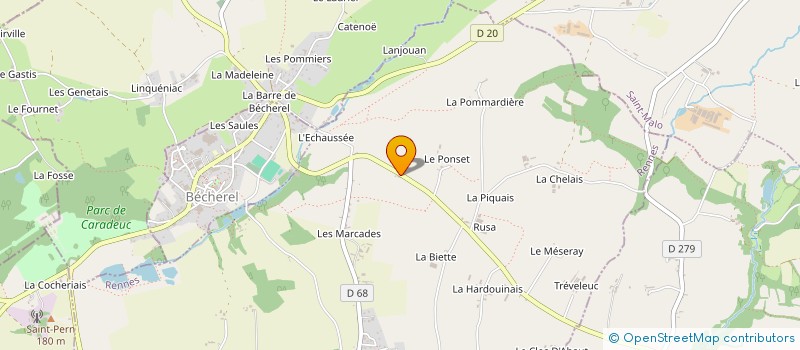 localisation de l'entreprise SCI LPPE  QUEBRIAC