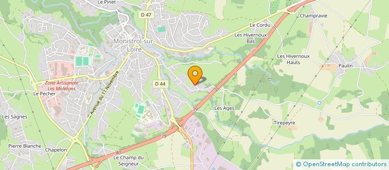 localisation de l'entreprise SCI LPR5  MONISTROL-SUR-LOIRE