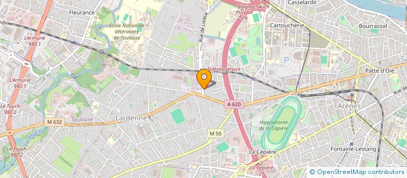 localisation de l'entreprise SCI LPSF à TOULOUSE