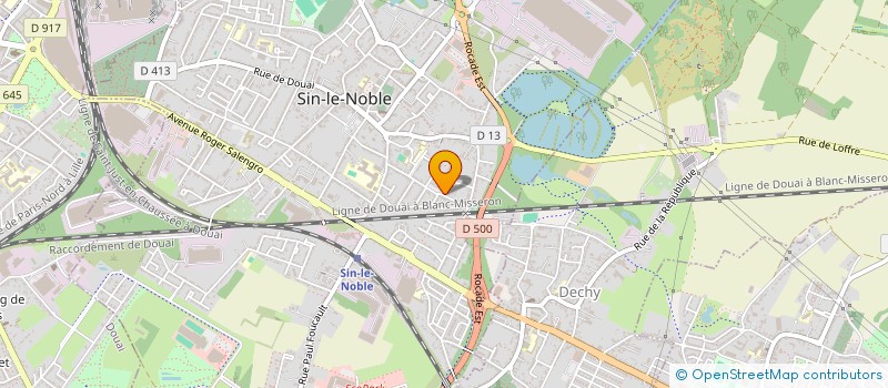 localisation de l'entreprise SCI LPSN  SIN-LE-NOBLE