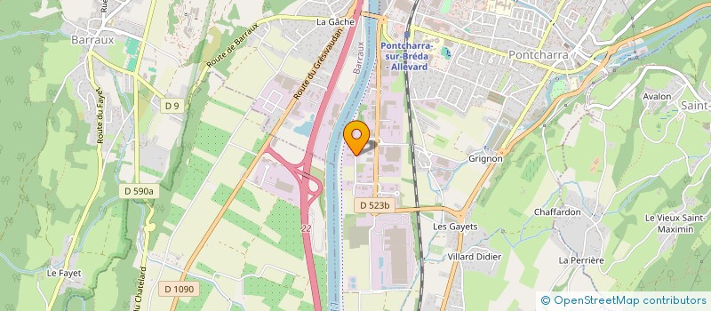 localisation de l'entreprise SCI LPV INVEST  PONTCHARRA