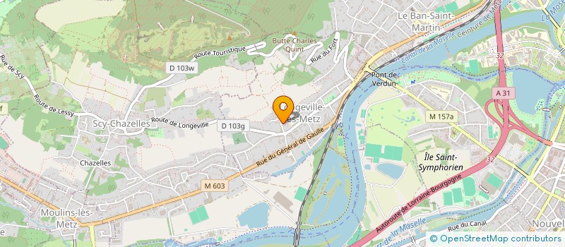 localisation de l'entreprise SCI LPVF à LONGEVILLE-LES-METZ