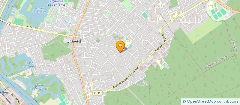localisation de l'entreprise SCI LQF MITRY-MORY à DRAVEIL