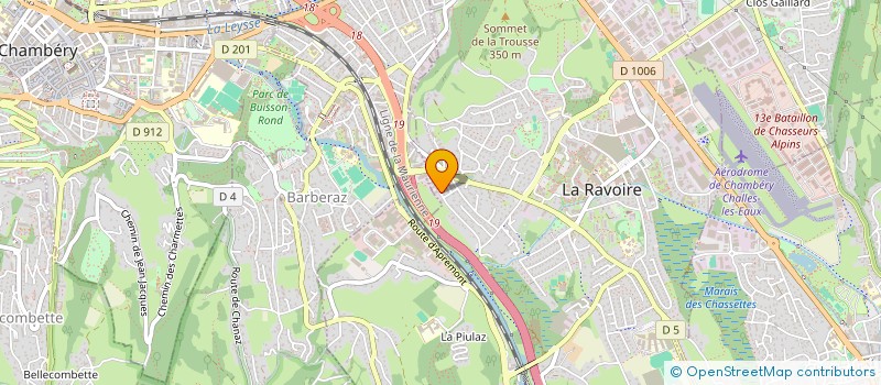 localisation de l'entreprise SCI LR 1205  LA RAVOIRE