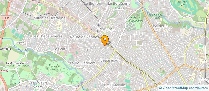 localisation de l'entreprise SCI LR  SAINT-HERBLAIN