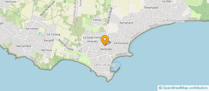 localisation de l'entreprise SCI LR  SARZEAU