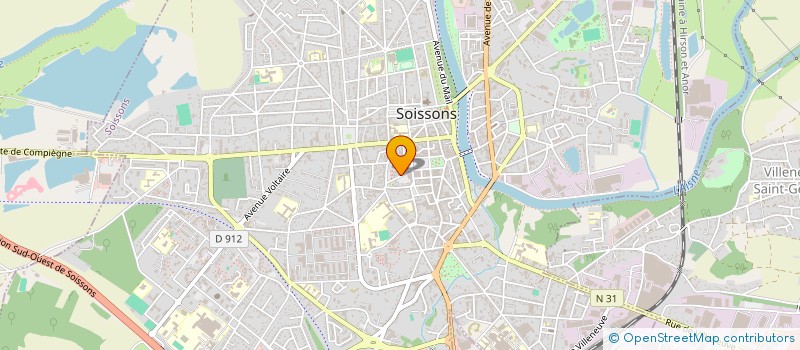 localisation de l'entreprise SCI LR à SOISSONS