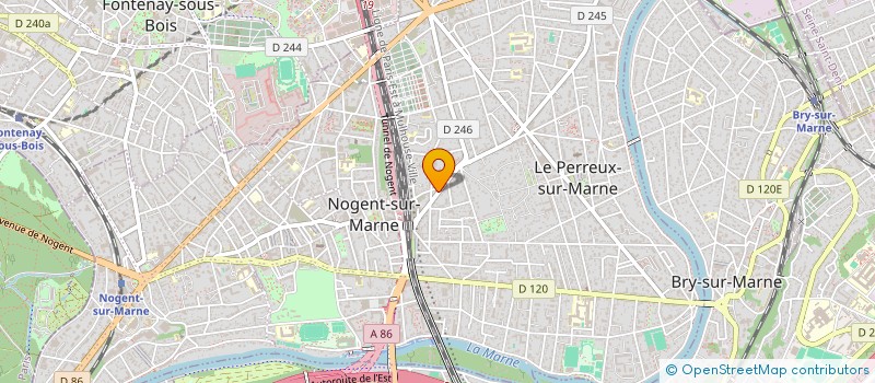 localisation de l'entreprise SCI LR BELFORT  LE PERREUX-SUR-MARNE