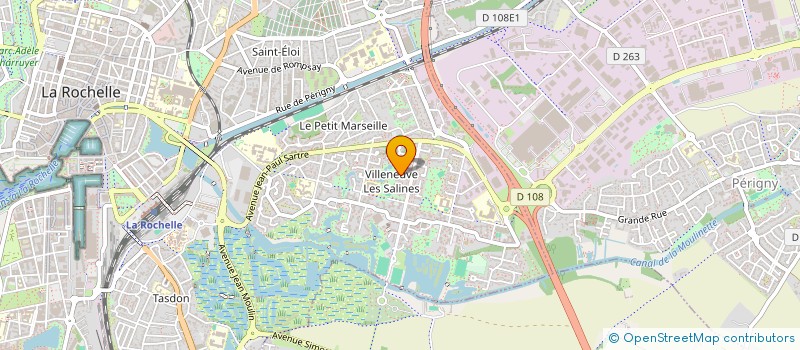 localisation de l'entreprise SCI LR BOUNCER HAMARD  LA ROCHELLE