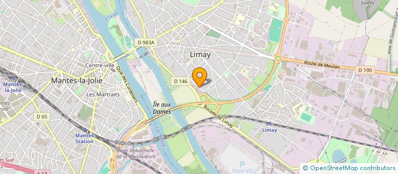 localisation de l'entreprise SCI LR & CO  LIMAY