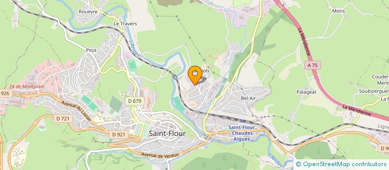 localisation de l'entreprise SCI LR CREATION à SAINT-FLOUR