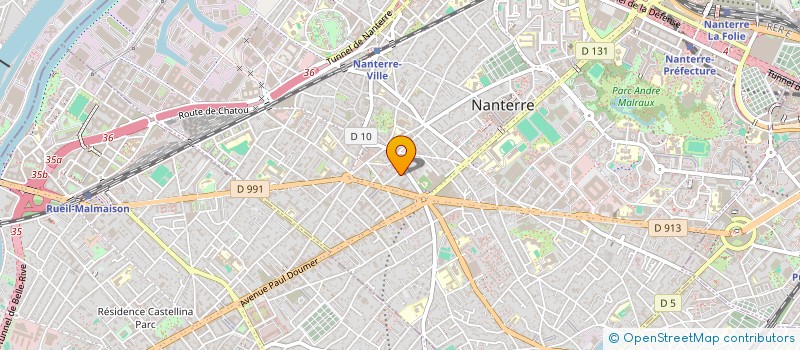 localisation de l'entreprise SCI LR DES CANUTS  NANTERRE