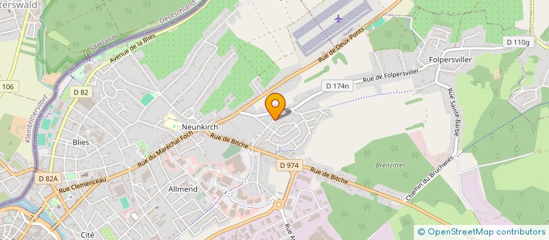 localisation de l'entreprise SCI LR1 à SARREGUEMINES